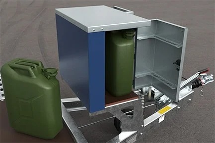 Opbergbox voor jerrycans